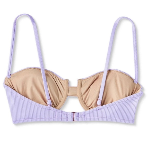 Women's Shade & Shore Swim Shade & Shore Ribbed Underwire Bikini Top - Picture 4 of 4